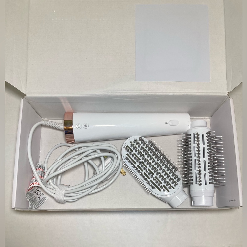 T3 AireBrush Duo Interchangeable Hot Air Blow Dry Brush with Two Attachments - Picture 11 of 12